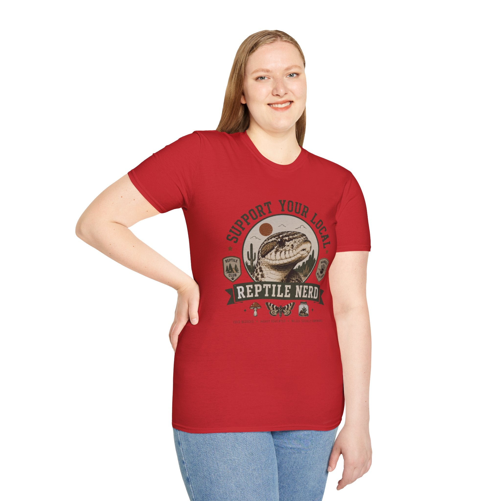 Support Your Local Reptile Nerd T-Shirt