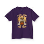 Kids Halloween T‑Shirt — "Spooky Gecko Boo Crew" Pumpkin Ghost Tee