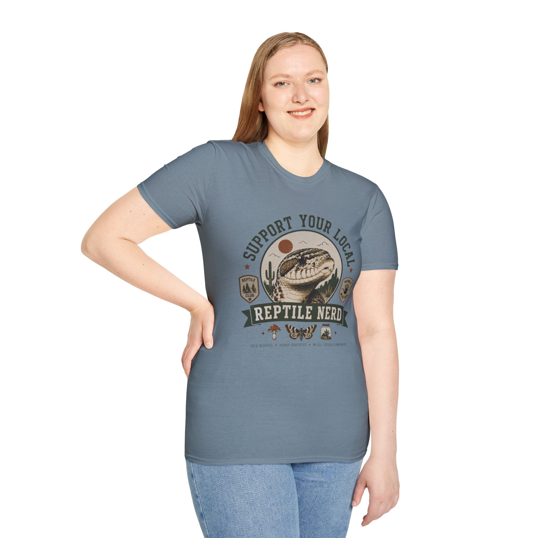 Support Your Local Reptile Nerd T-Shirt