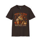 Pumpkin Spice and Reptile Life Shirt | Cute Bearded Dragon Fall Tee