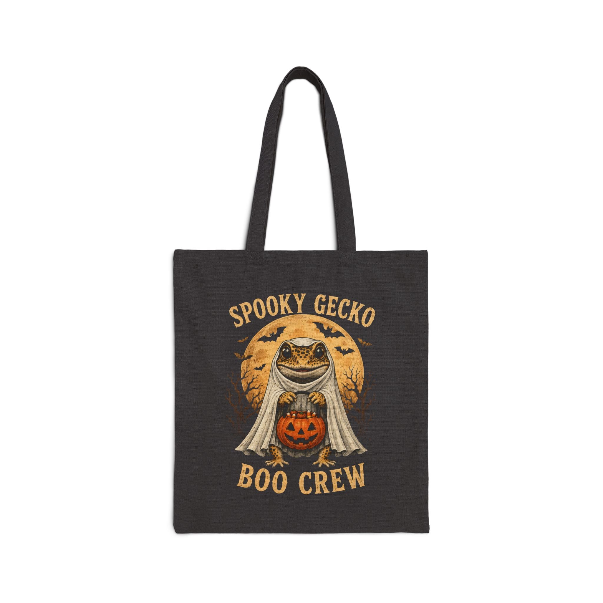 Spooky Gecko Boo Crew Tote Bag
