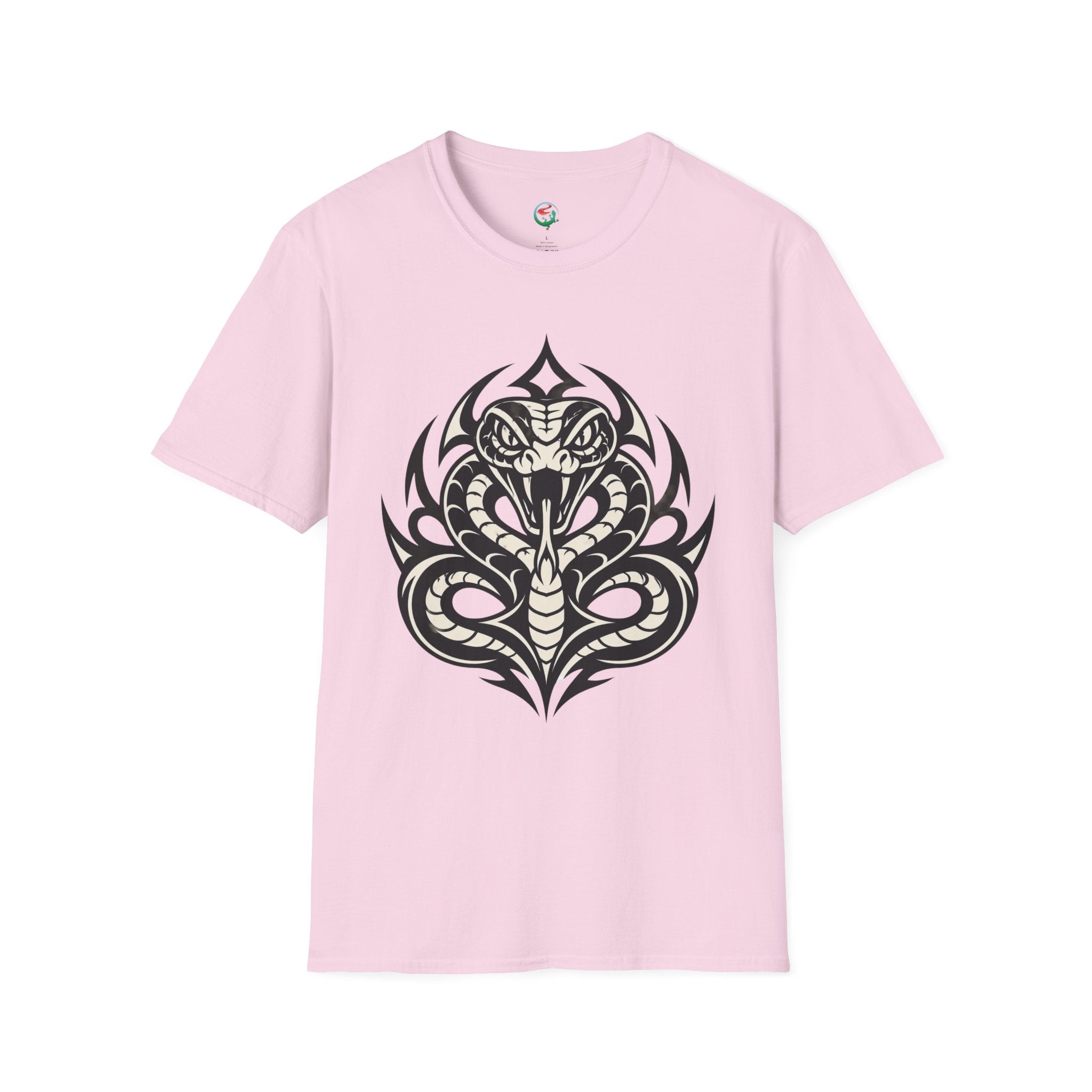 Snake Tribal T-Shirt — Fierce Cobra Graphic Tee
