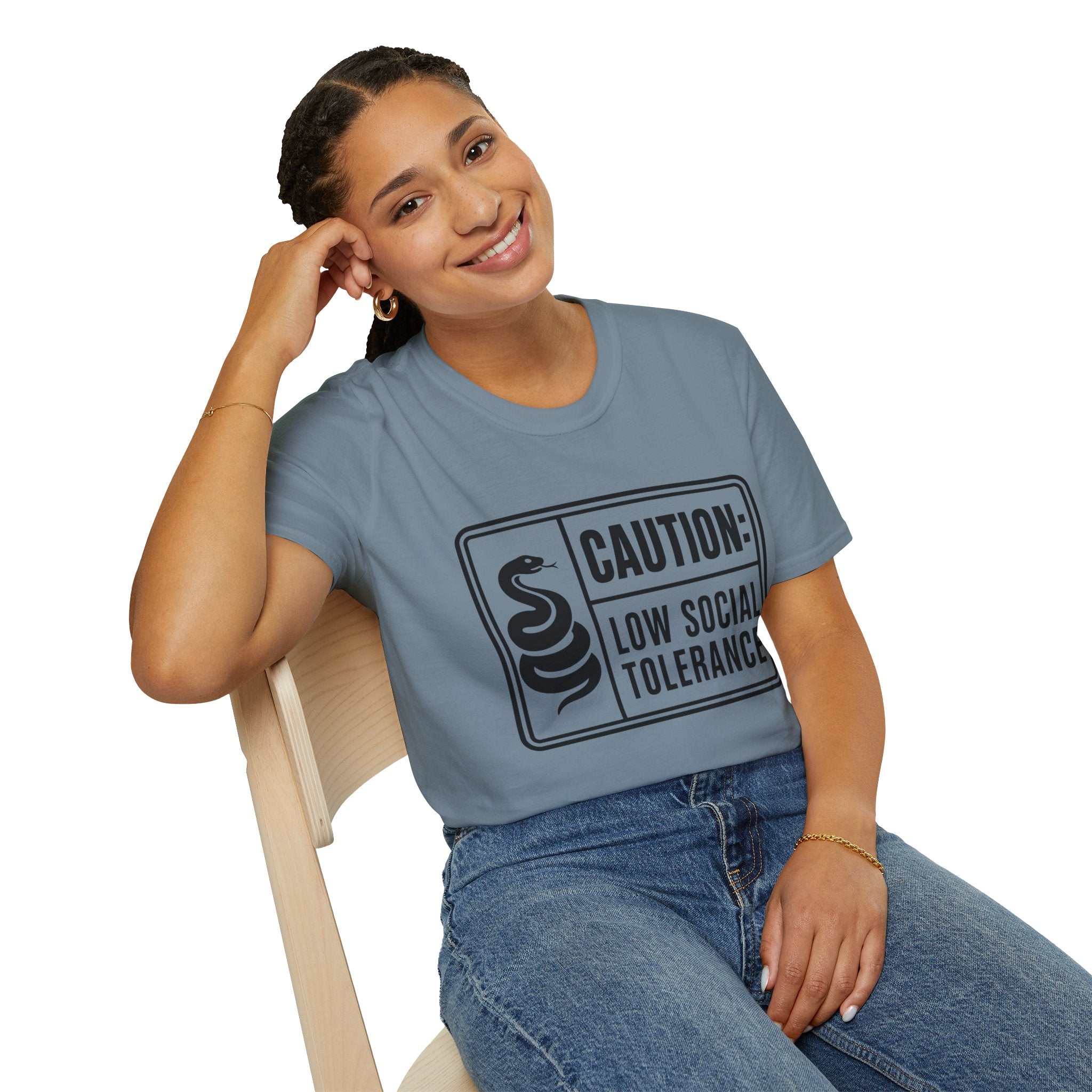 Caution: Low Social Tolerance T-Shirt