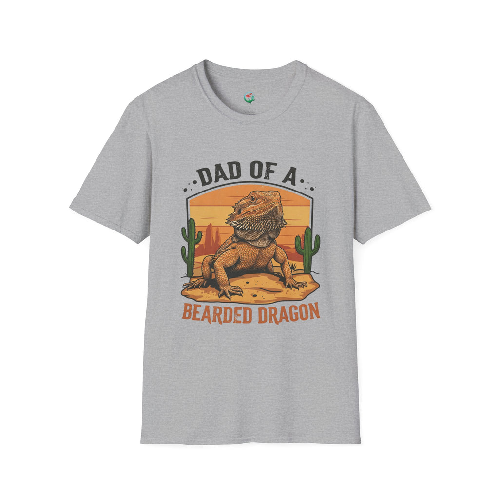 Dad of a Bearded Dragon T-Shirt — Funny Reptile Dad Gift