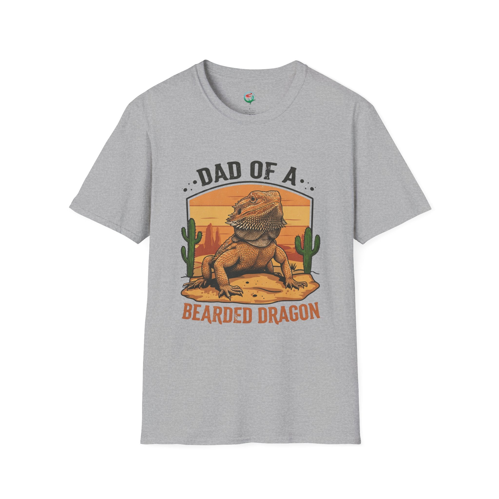 Dad of a Bearded Dragon T-Shirt — Funny Reptile Dad Gift