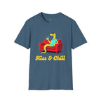 T-Shirt — 'Kiss & Chill' Relaxed Snake Graphic Tee