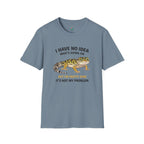 Leopard Gecko Graphic Tee — "I Have No Idea What's Going On" Funny Lizard T-Shirt