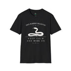 Cold Blooded Collective Snake T-Shirt — "Keep Calm and Hiss On" Graphic Tee
