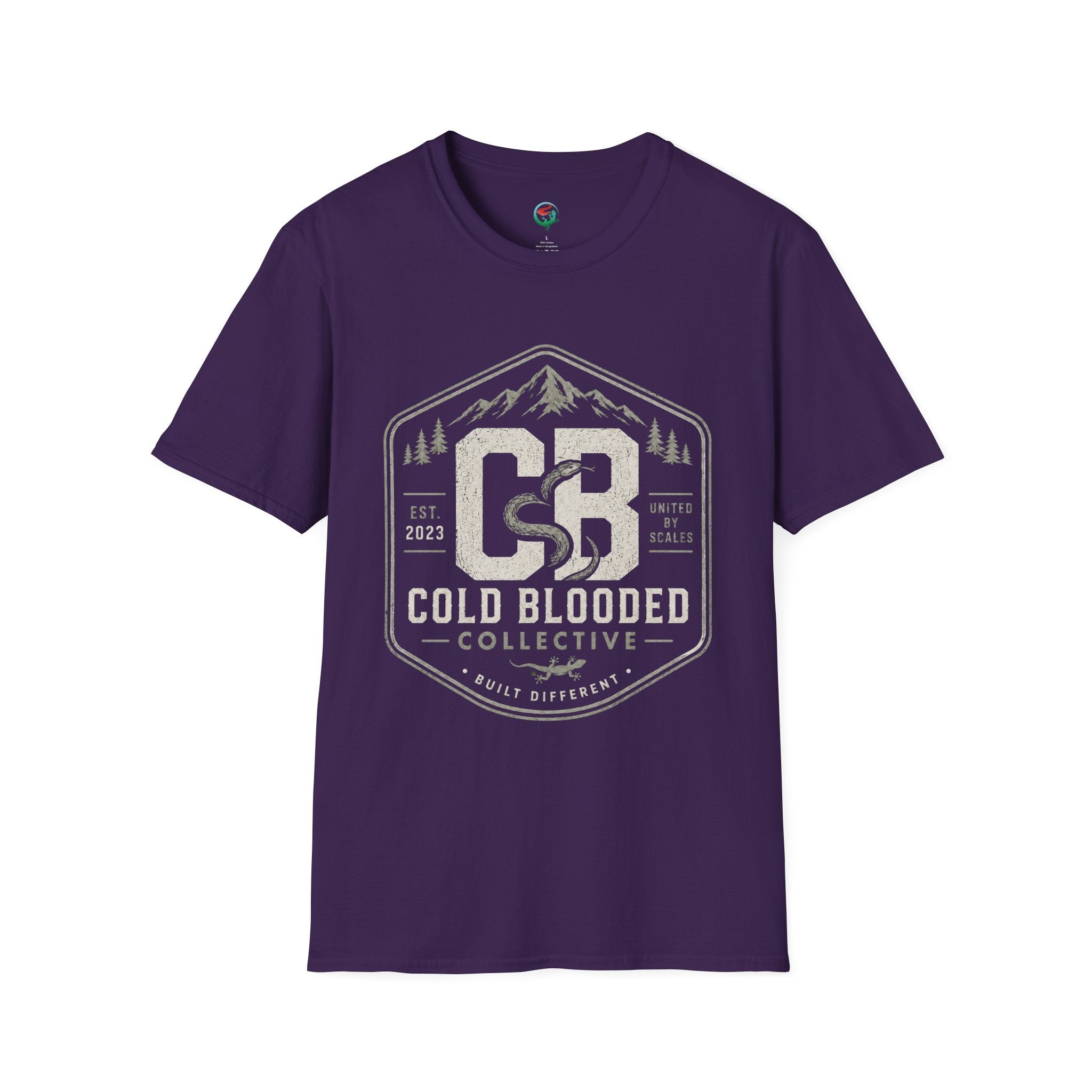 Cold Blooded Collective – Built Different Reptile Graphic T-Shirt