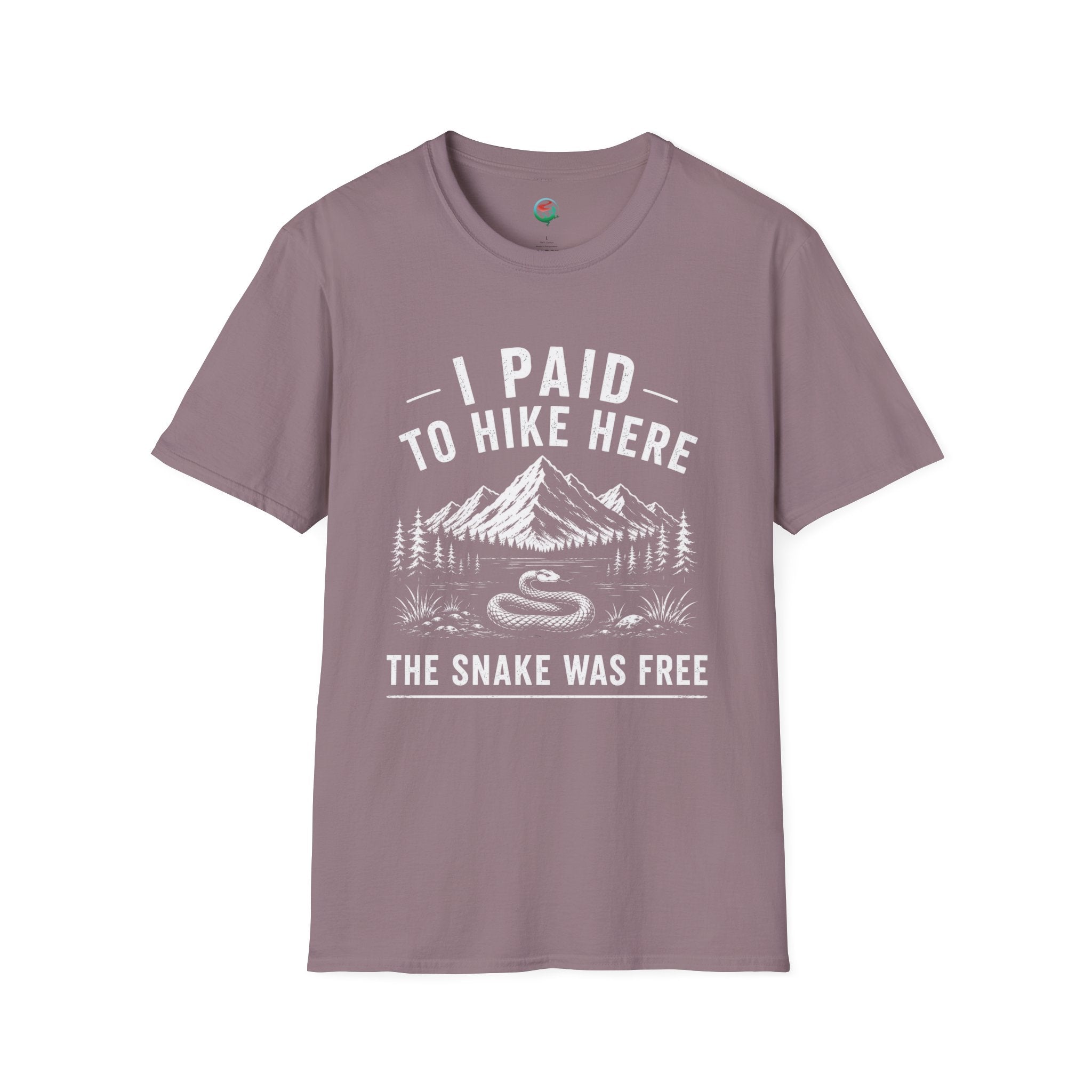 I Paid to Hike Here. The Snake Was Free. Shirt | Funny Snake Hiking Tee