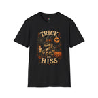 Trick or Hiss Snake Halloween Shirt | Funny Witch Snake Graphic Tee