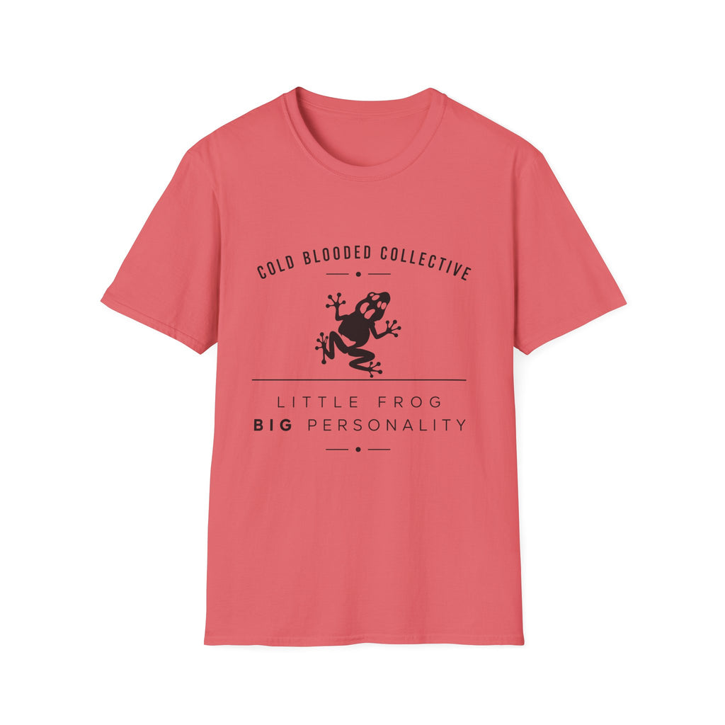 Cold Blooded Collective Frog T-Shirt — 'Little Frog Big Personality' Graphic Tee