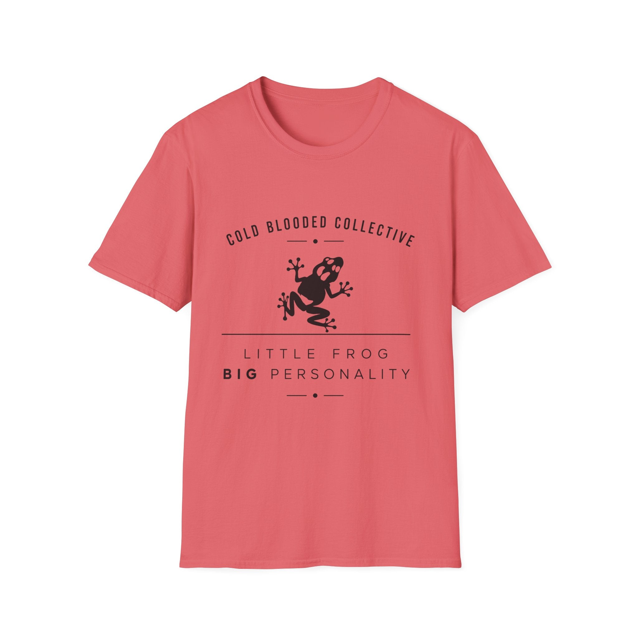 Cold Blooded Collective Frog T-Shirt — 'Little Frog Big Personality' Graphic Tee