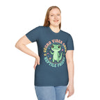 Gecko Vibes Crew T-Shirt — Cute Reptile Friend Graphic Tee