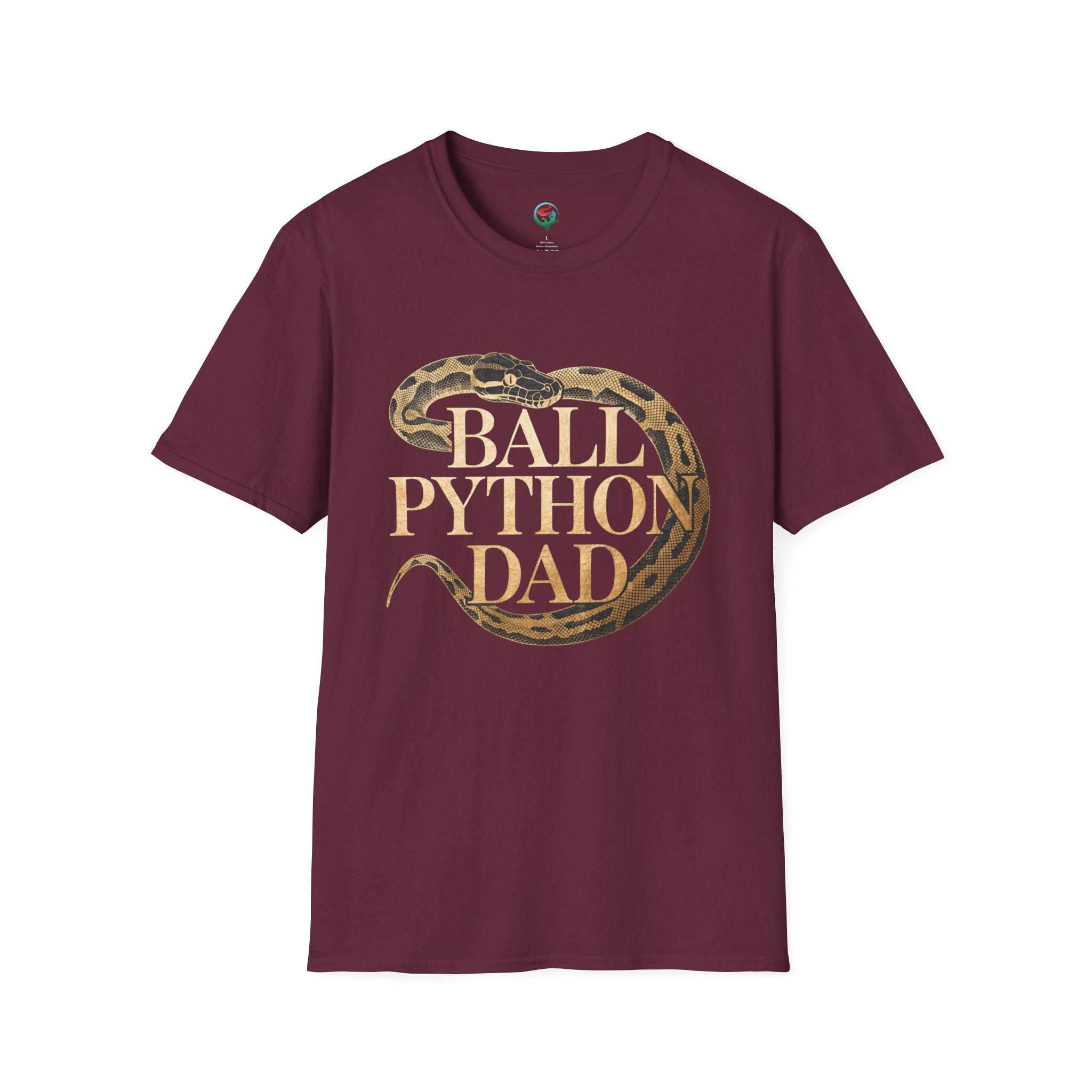 Ball Python Dad T‑Shirt — Vintage Snake Reptile Lover Tee