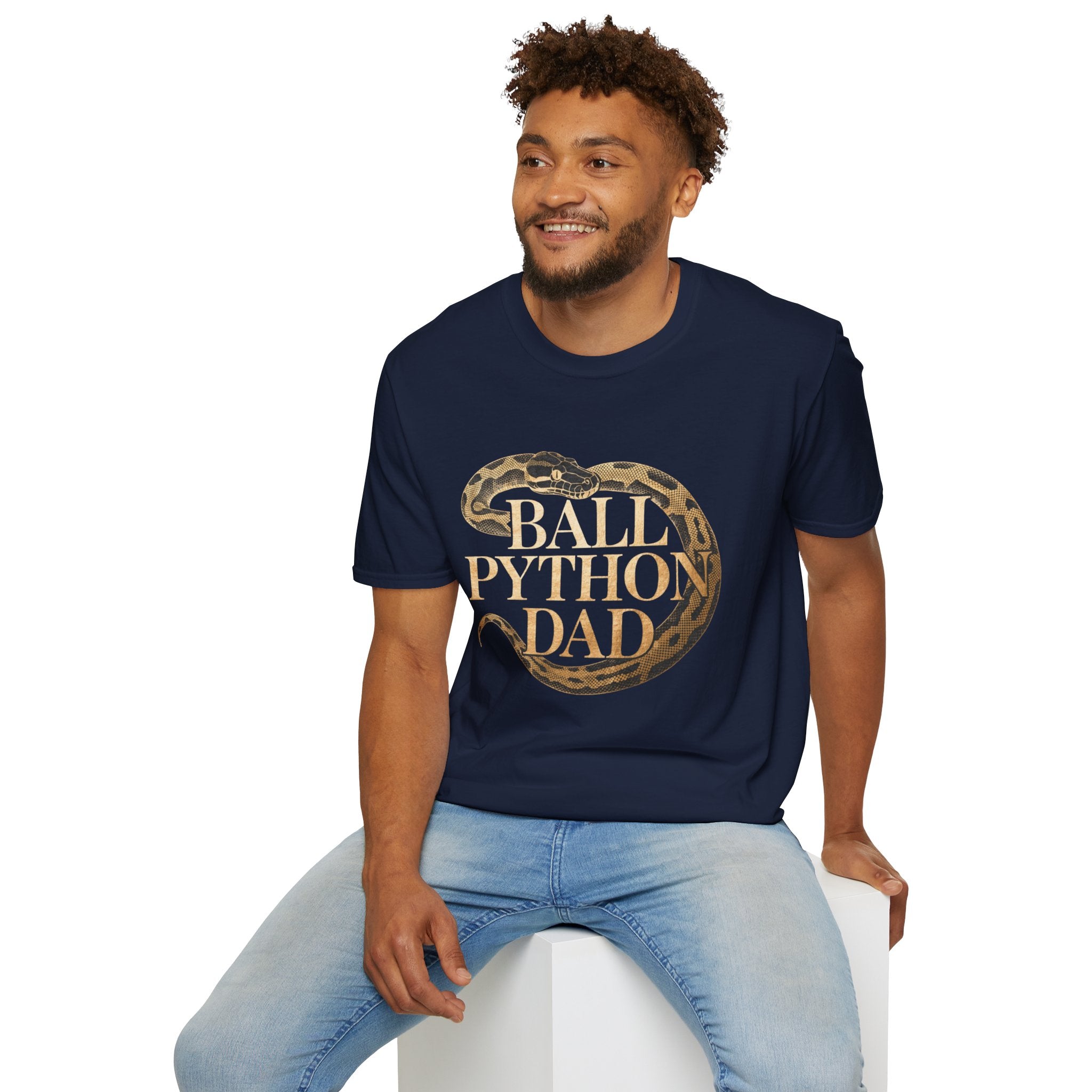 Ball Python Dad T‑Shirt — Vintage Snake Reptile Lover Tee