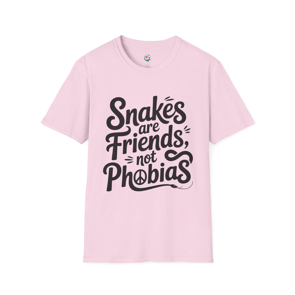 Snakes Are Friends T-Shirt — 'Snakes are Friends, Not Phobias' Graphic Tee for Snake Lovers