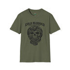 Cold Blooded Collective Skull & Snake T-Shirt — Edgy Gothic Graphic Tee
