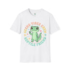 Gecko Vibes Crew T-Shirt — Cute Reptile Friend Graphic Tee
