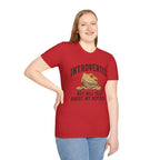 Introverted But Will Talk About My Reptiles Bearded Dragon Graphic T-Shirt