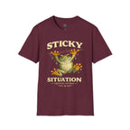 Sticky Situation – Thriving Anyway Frog Graphic T-Shirt
