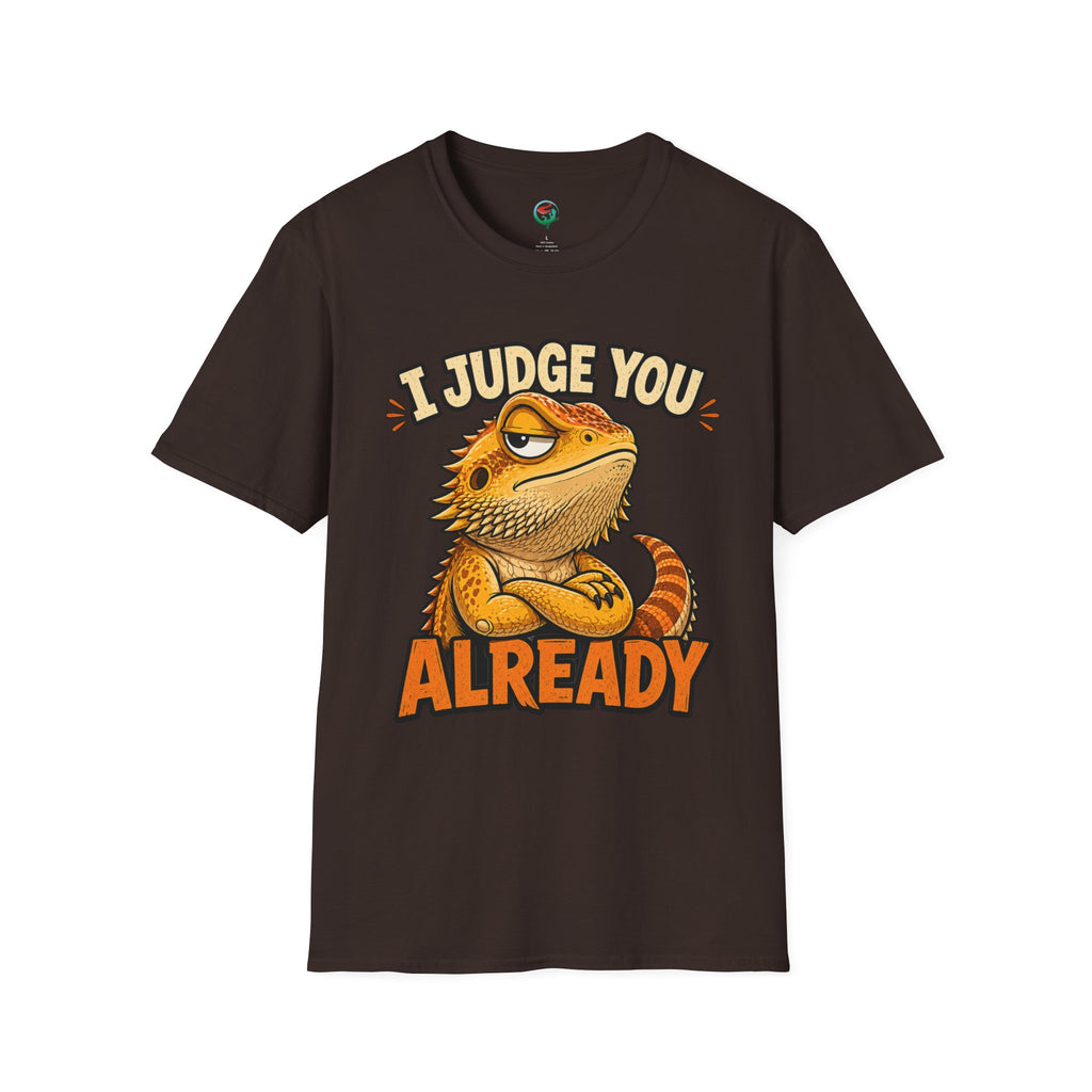 Bearded Dragon "I Judge You Already" T-Shirt