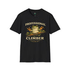 Professional Climber – No Equipment Required Tree Frog Graphic T-Shirt