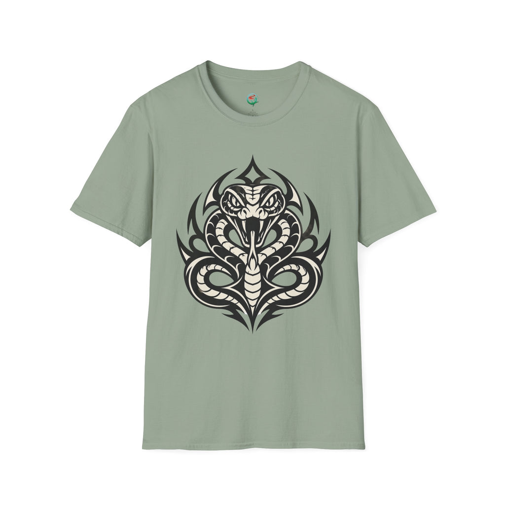 Snake Tribal T-Shirt — Fierce Cobra Graphic Tee