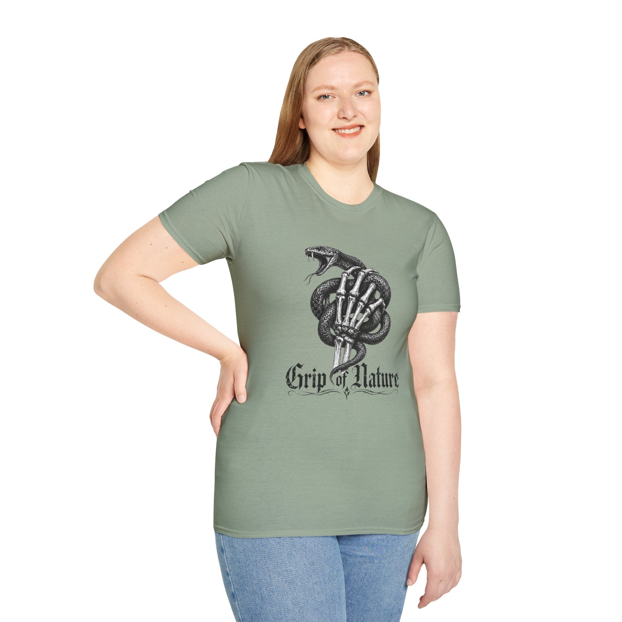 Snake Skeleton "Grip of Nature" T-Shirt