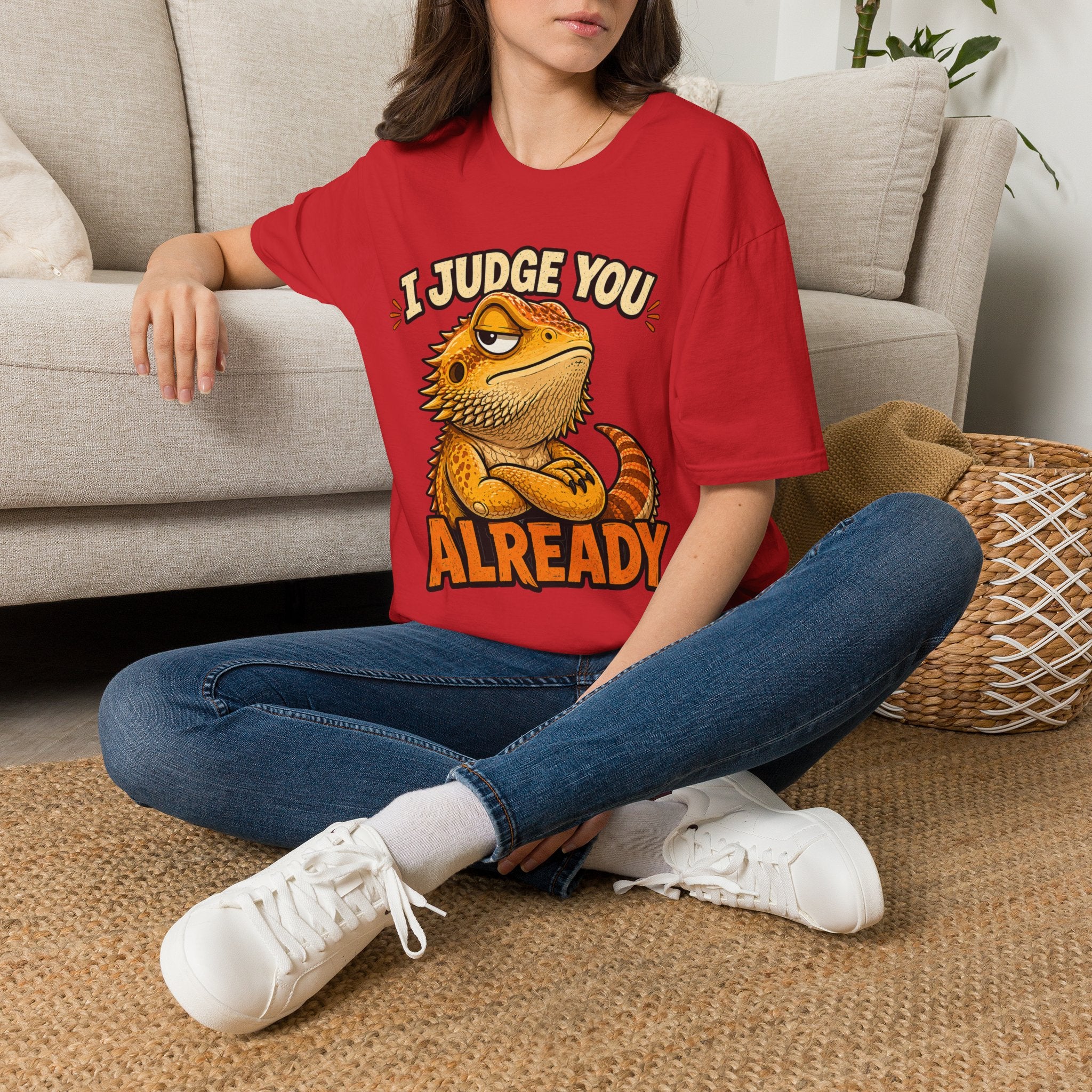 Bearded Dragon "I Judge You Already" T-Shirt