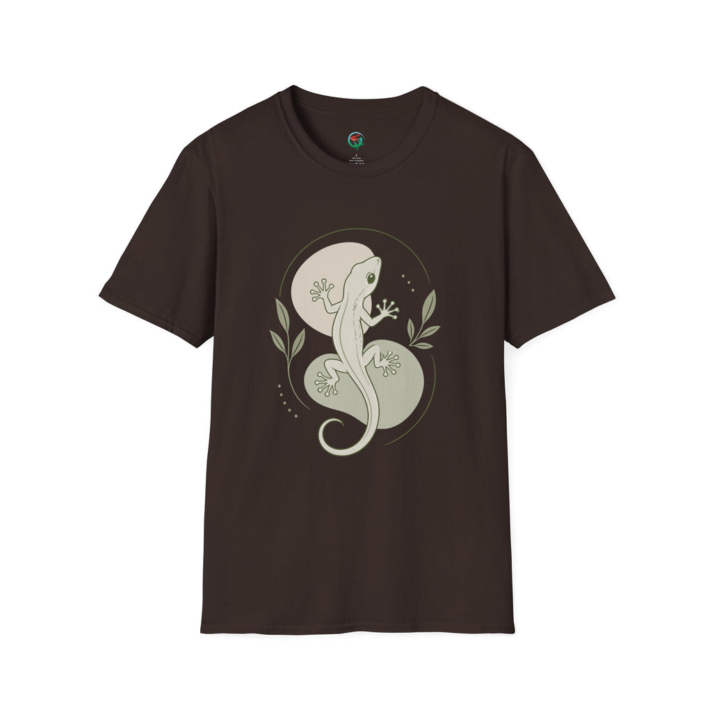 Lizard Graphic T-Shirt — Minimalist Gecko Nature Tee