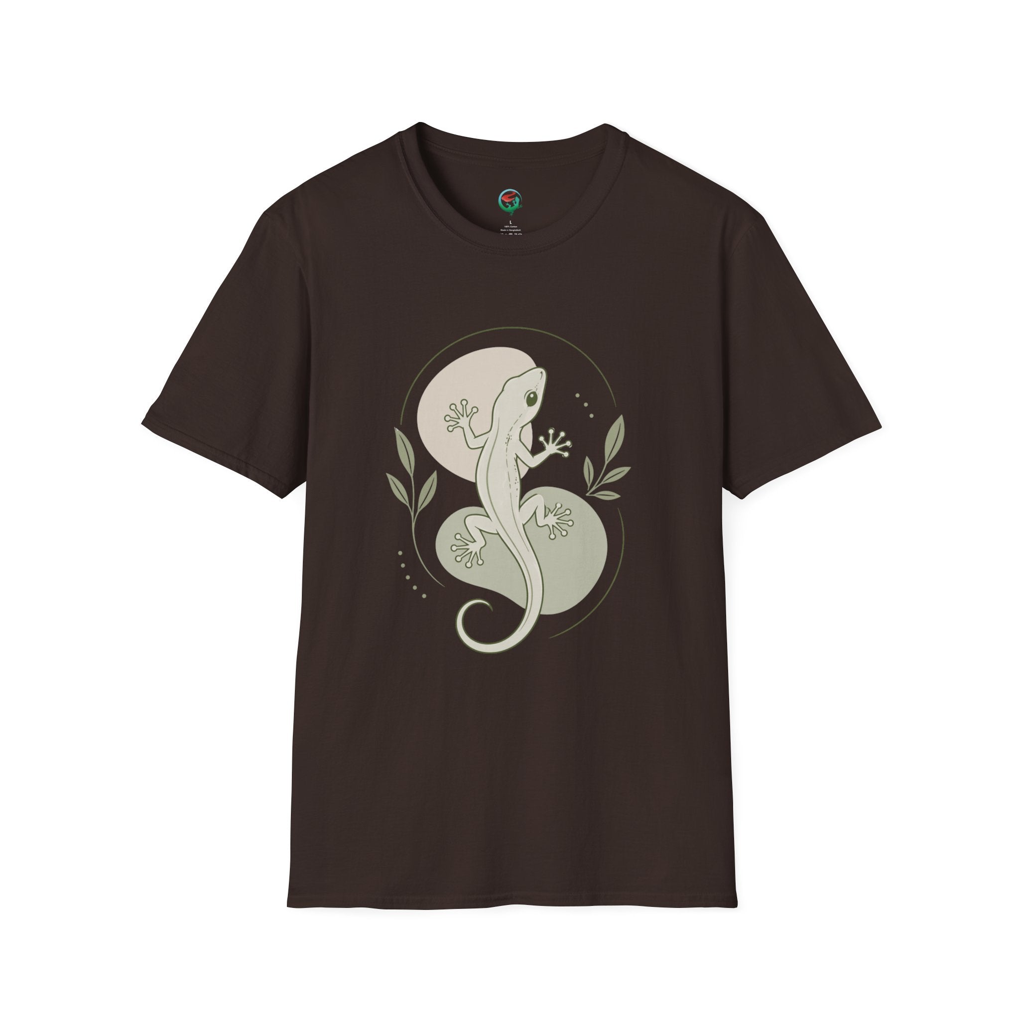 Lizard Graphic T-Shirt — Minimalist Gecko Nature Tee