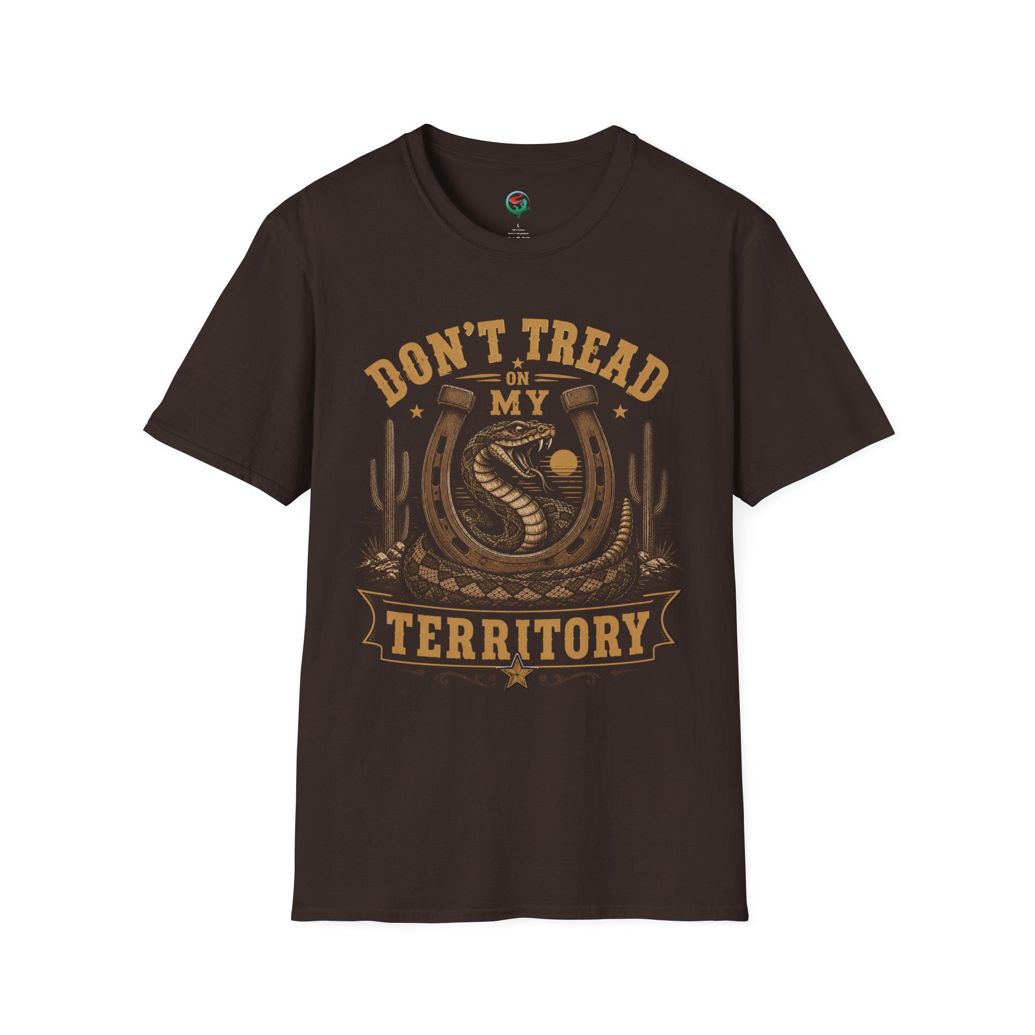 Don't Tread On My Territory T-Shirt — Western Rattlesnake Graphic