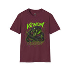 Venom Mode Graphic T-Shirt — Neon Green Snake Illustration