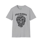 Cold Blooded Collective Skull & Snake T-Shirt — Edgy Gothic Graphic Tee