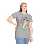 T-Shirt — Cute 'I Try My Best' Snake Graphic Tee