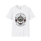 Cold Blooded & Unbothered Snake T-Shirt — Floral Leopard Coil Graphic Tee