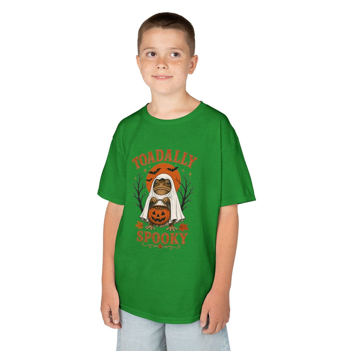 Kids T-Shirt — 'Toadally Spooky' Halloween Toad Costume Tee