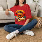 Bearded Dragon 'Bruh' Tee — Retro Sunset Lizard T-Shirt