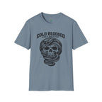 Cold Blooded Collective Skull & Snake T-Shirt — Edgy Gothic Graphic Tee