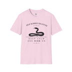 Cold Blooded Collective Snake T-Shirt — "Keep Calm and Hiss On" Graphic Tee