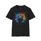 Rainbow Leopard Gecko T-Shirt | Color Splash Gecko Art Tee