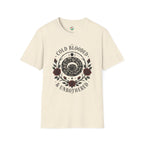 Cold Blooded & Unbothered Snake T-Shirt — Floral Leopard Coil Graphic Tee
