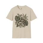 Botanical Snake Graphic T-Shirt | Vintage Floral Reptile Tee