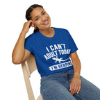 I Can't Adult Today I'm Herping Gecko Shirt | Funny Reptile Tee