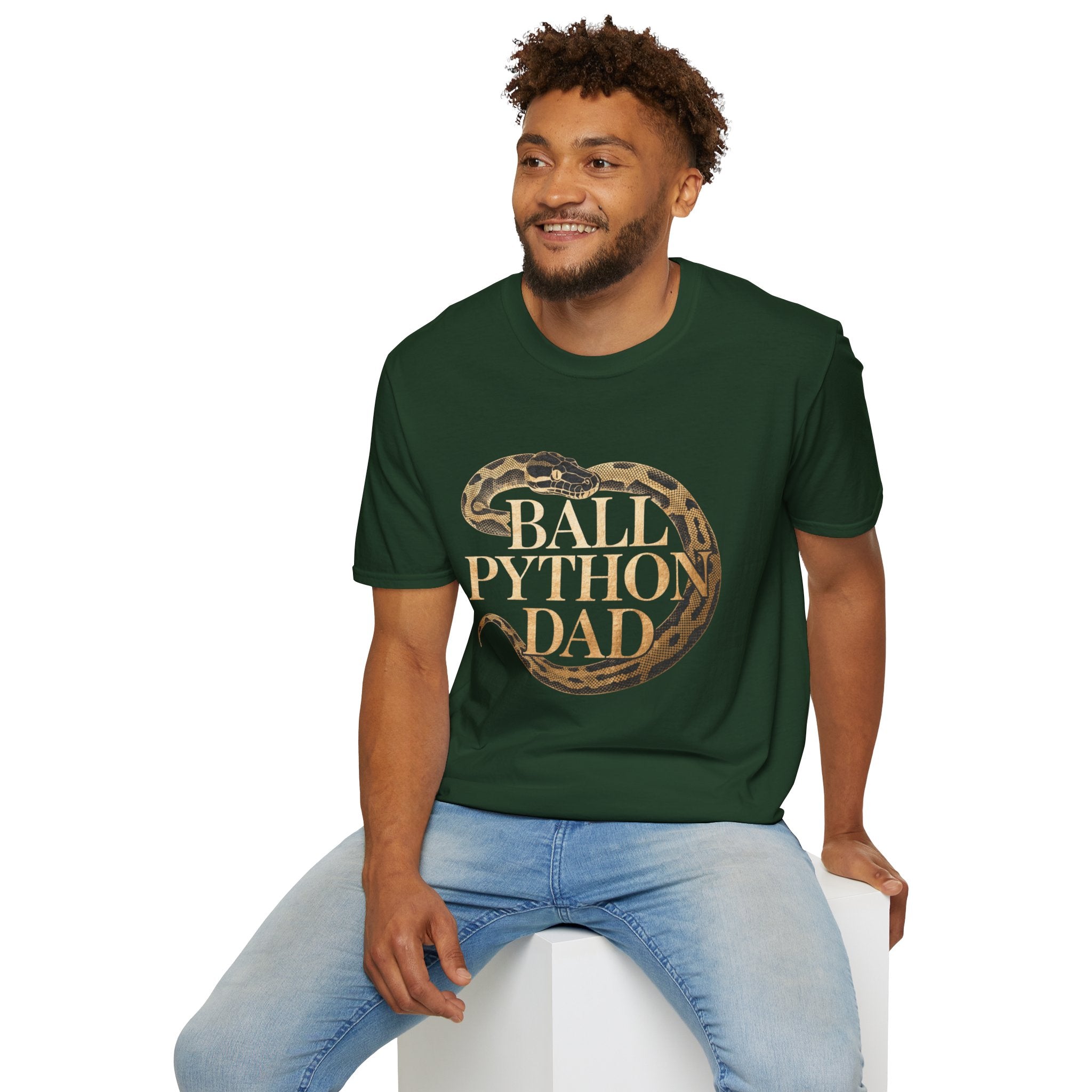 Ball Python Dad T‑Shirt — Vintage Snake Reptile Lover Tee
