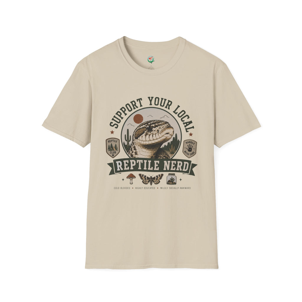 Support Your Local Reptile Nerd T-Shirt