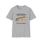 Leopard Gecko Graphic Tee — "I Have No Idea What's Going On" Funny Lizard T-Shirt
