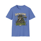 Socializing Exhausts Me T-Shirt — Funny Introvert Graphic Tee
