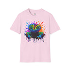 Rainbow Leopard Gecko T-Shirt | Color Splash Gecko Art Tee